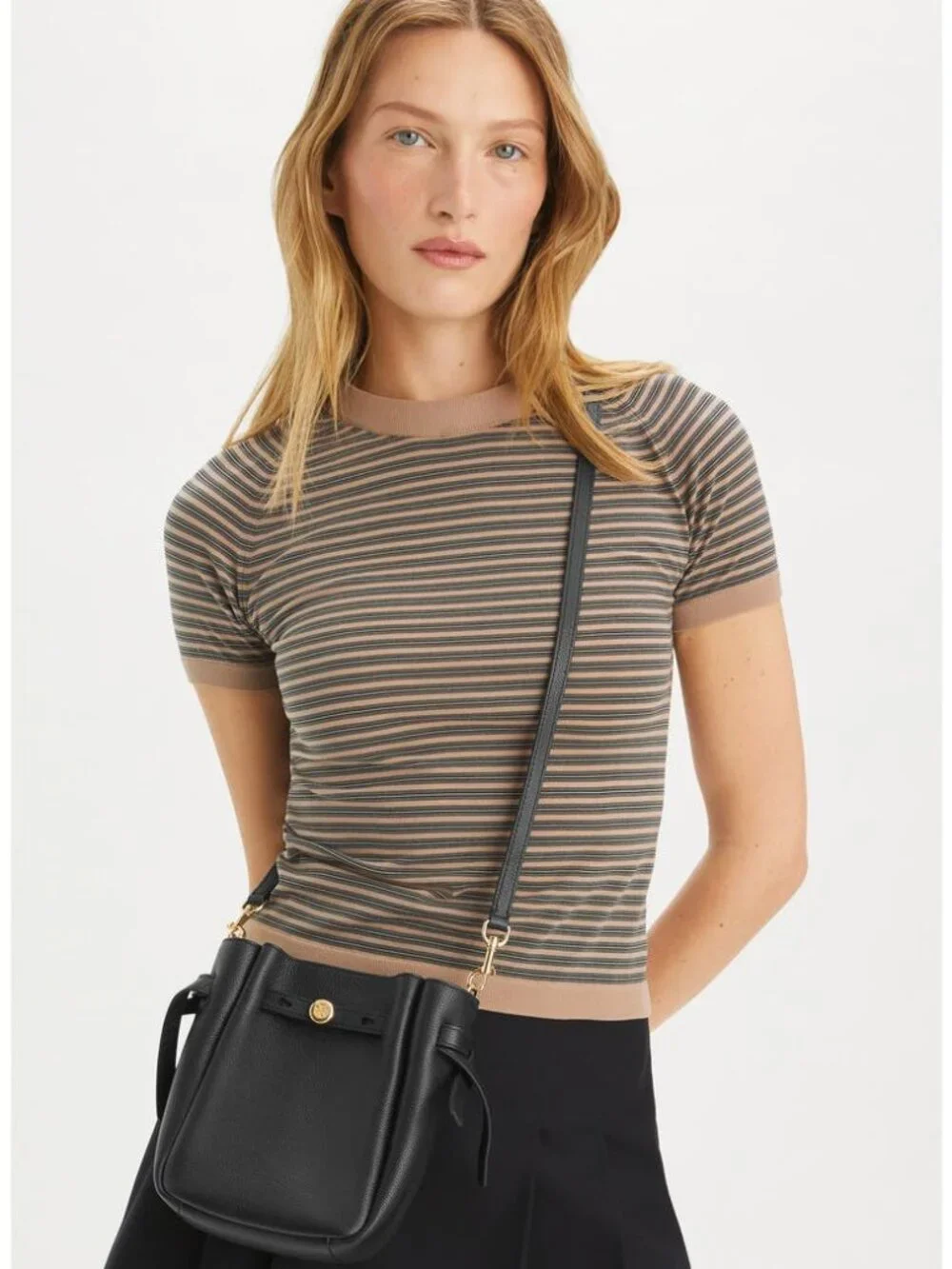 Tory Burch Small Leather Romy Crossbody